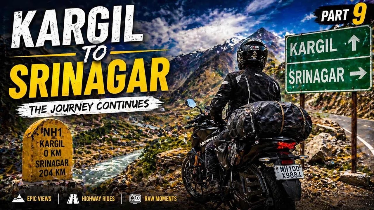 Kargil to Srinagar | Entering Kashmir Valley 😍 | Ladakh Trip Part 9