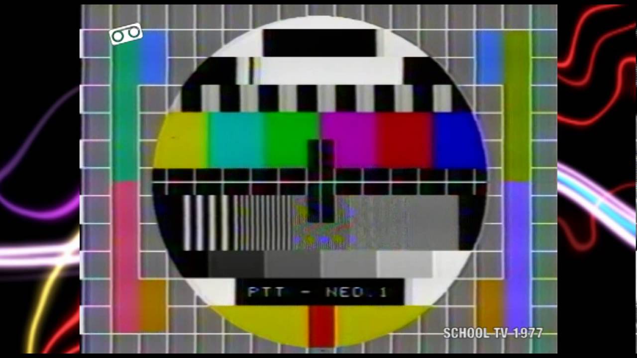 School TV - Petra van Seventer + Klok + Testbeeld (1977)
