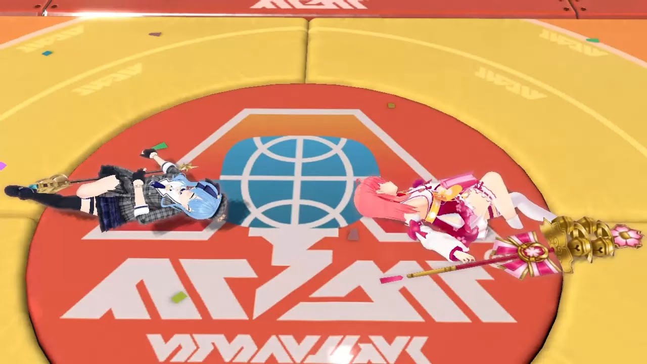 [リョナ] (Requested) SSBU Suisei (Mythra) and Miko (Pyra) Defeated Ryona