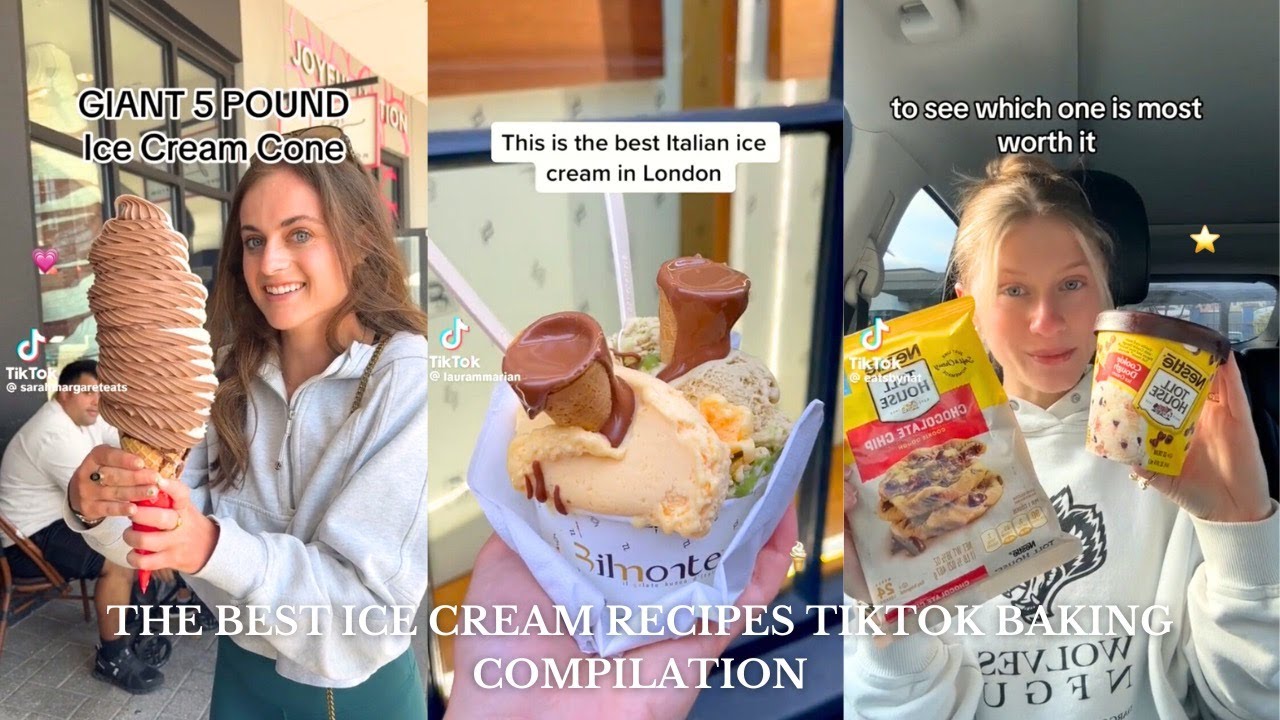 The BEST Ice Cream Recipes and Desserts 🍦🍨 | Aesthetic Baking TikTok Compilations