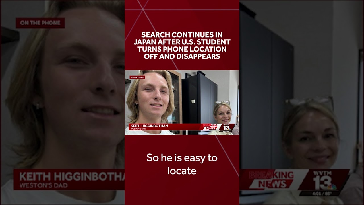 Search intensifies for missing Auburn student in Japan after phone location turned off