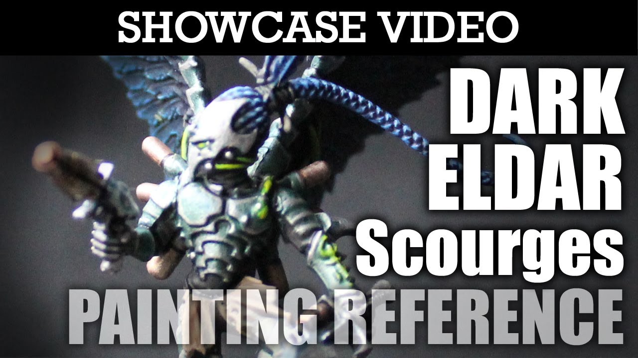 Dark Eldar Scourges Warhammer 40K Paint Job Showcase | HD Images and Video