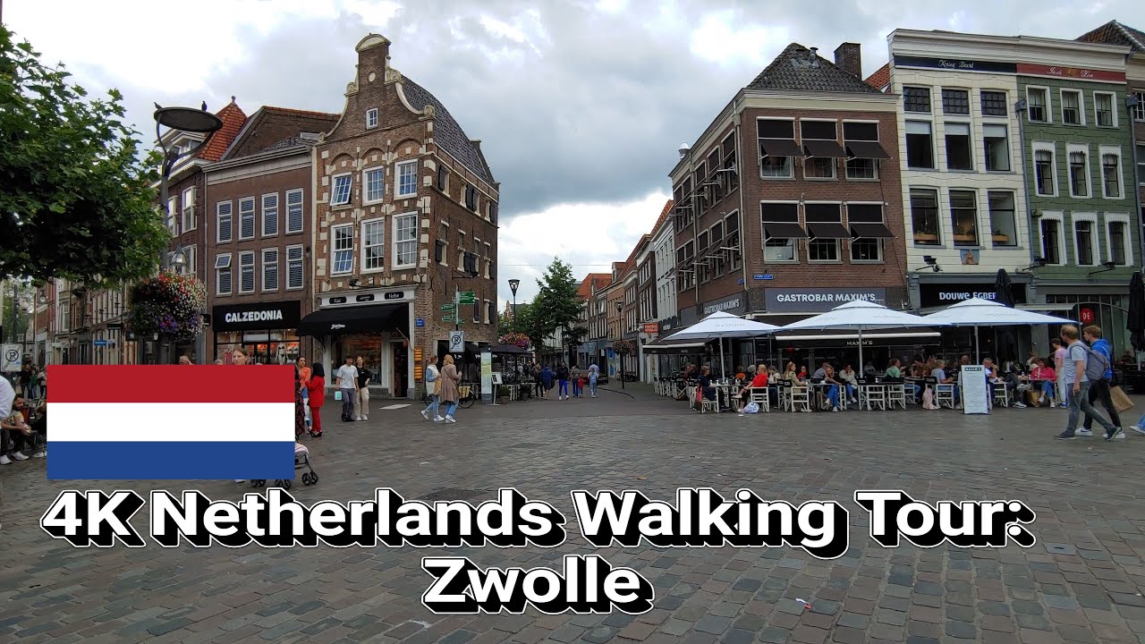 4K Netherlands Walking Tour: Zwolle