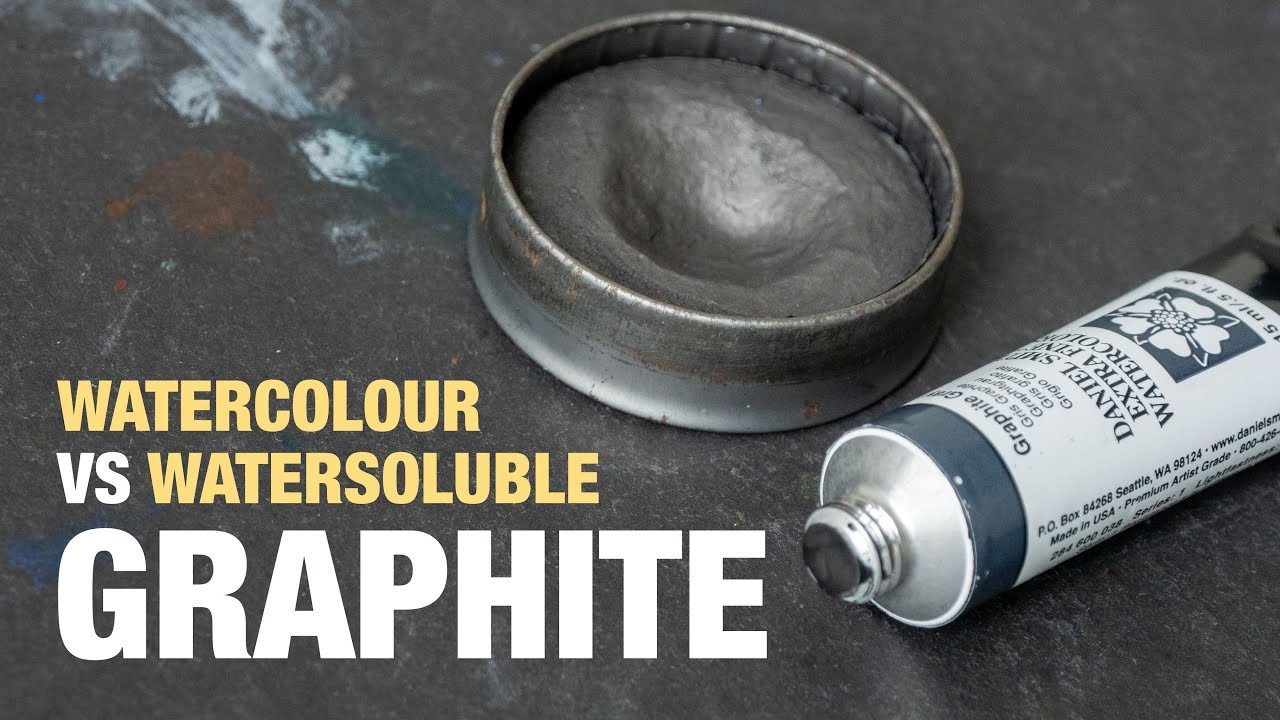 Watercolour vs Watersoluble Graphite
