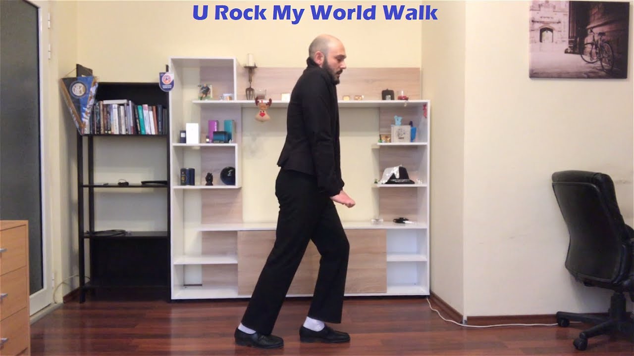 Michael Jackson dance tutorial - You Rock My World Walk