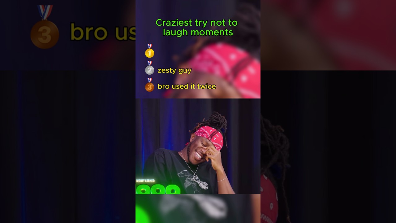 The best try not to laugh moments.                               #ksi #bestmoments #trynottolaugh