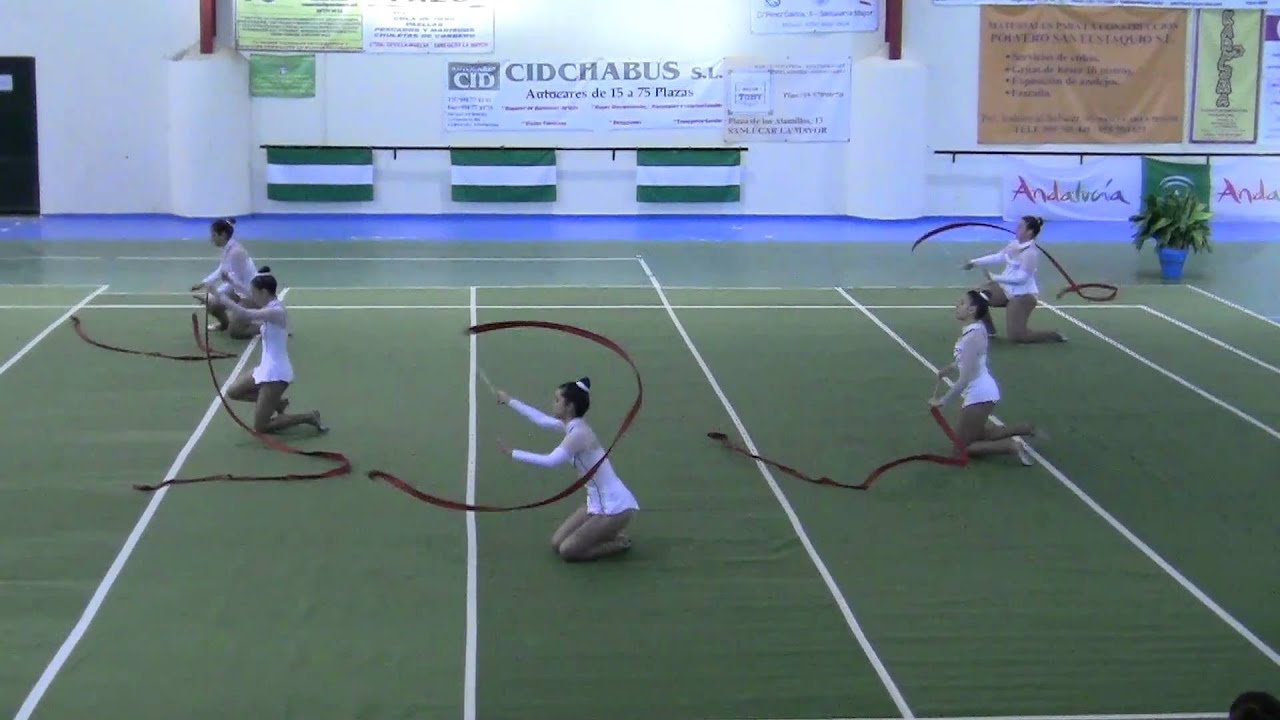 Gimnasia Ritmica, Conjunto con cinta =)