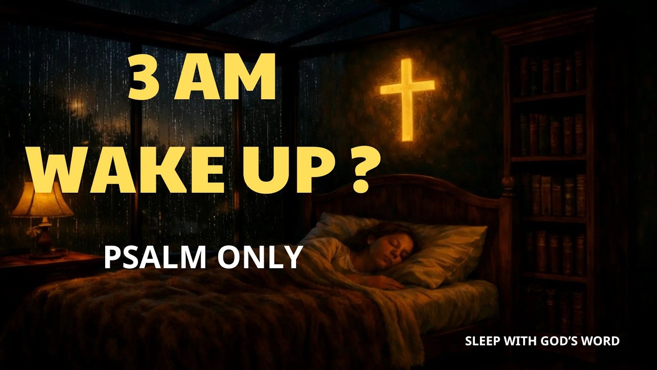 3AM Wake Up Night Prayer (Psalms Only) | Calm Overthinking & Fall Back Asleep