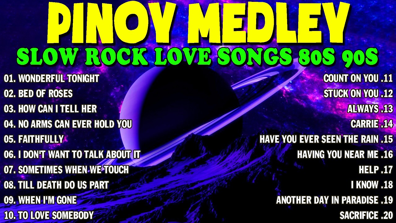 Slow Rock Medley Collection 💖 Nonstop Slow Rock Love Songs 80s 90s 💖 Mga Lumang Tugtugin Noong 90s