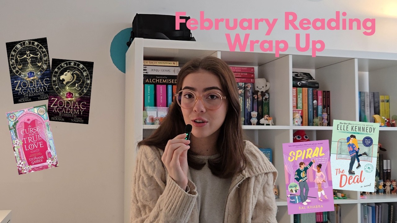 February reading wrap up 🧝🏻‍♀️🏒 hockey romance and romantasy