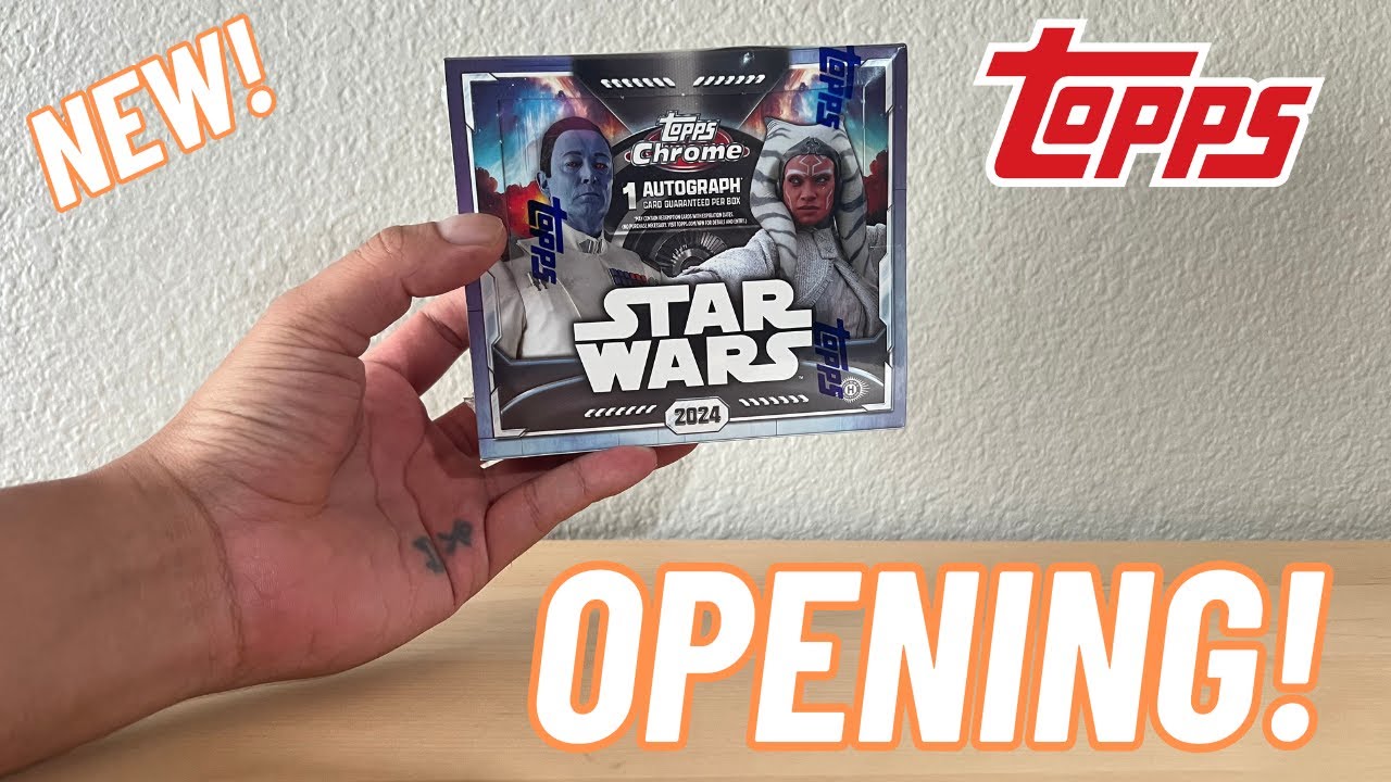 Opening OUR SECOND 2024 Topps Star Wars Chrome Hobby Box!