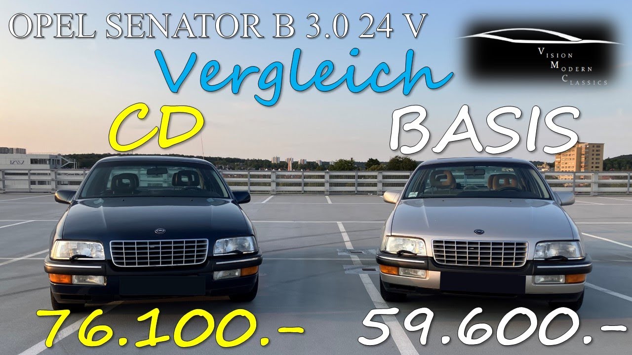 Opel Senator 3.0 24 Vergleich der Ausstattungslinien 