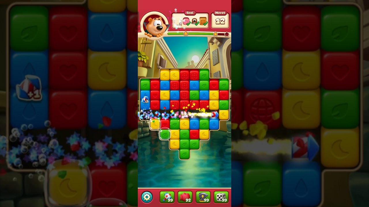 Toon Blast-Level 1176 3 STARS NO BOOSTERS #toonblast #toonblastlevel #shortsgame