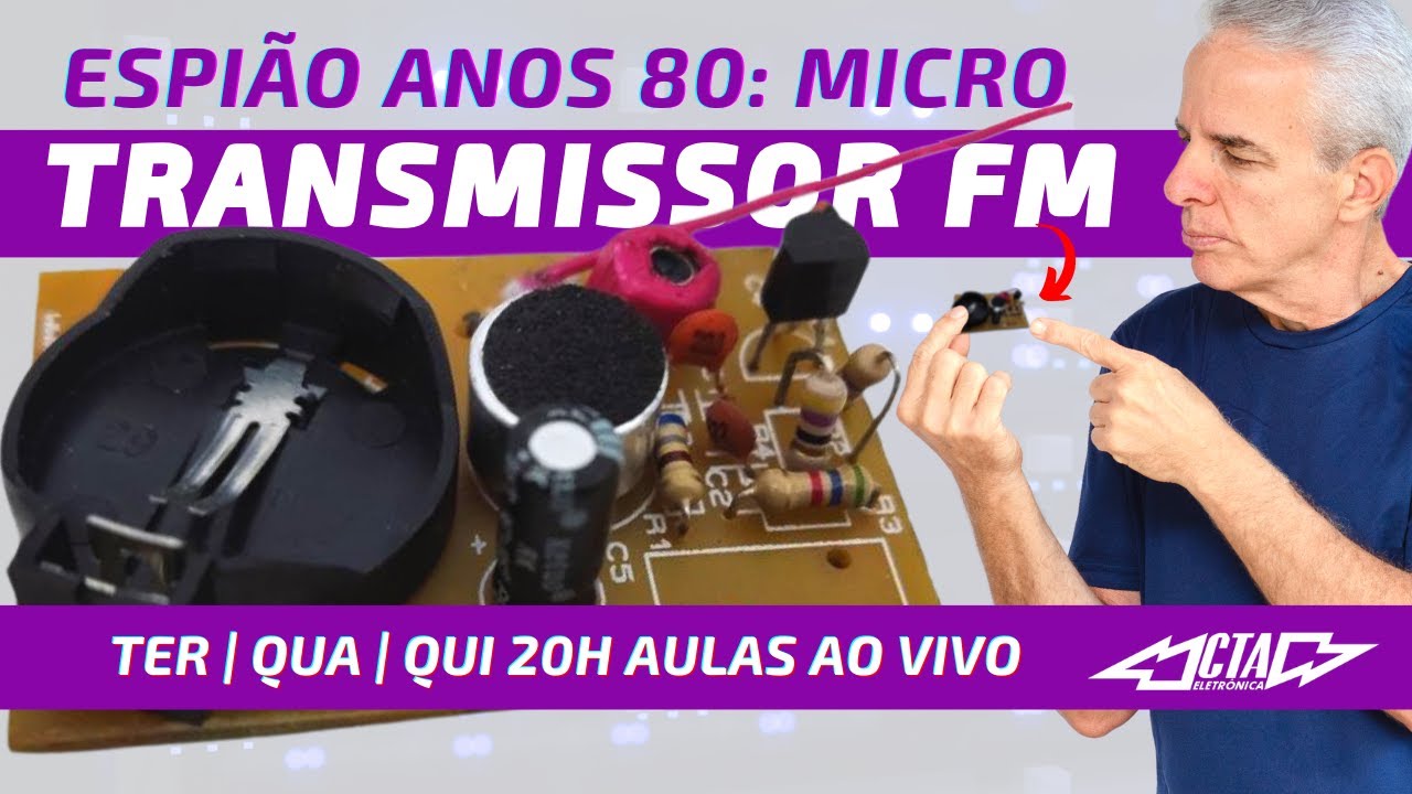 Desvendando o Espião Micro Transmissor FM: Uma Viagem aos Anos 80