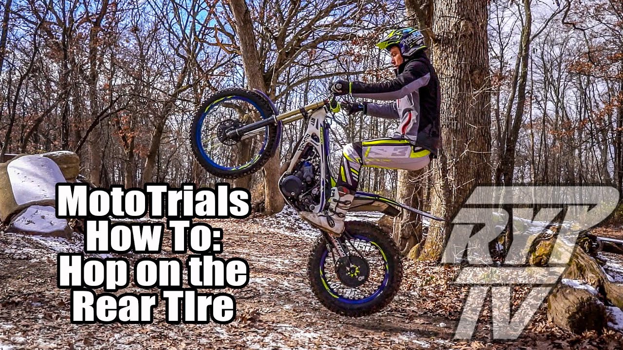 MotoTrials How To with Pat Smage: Hop on the Rear Tire