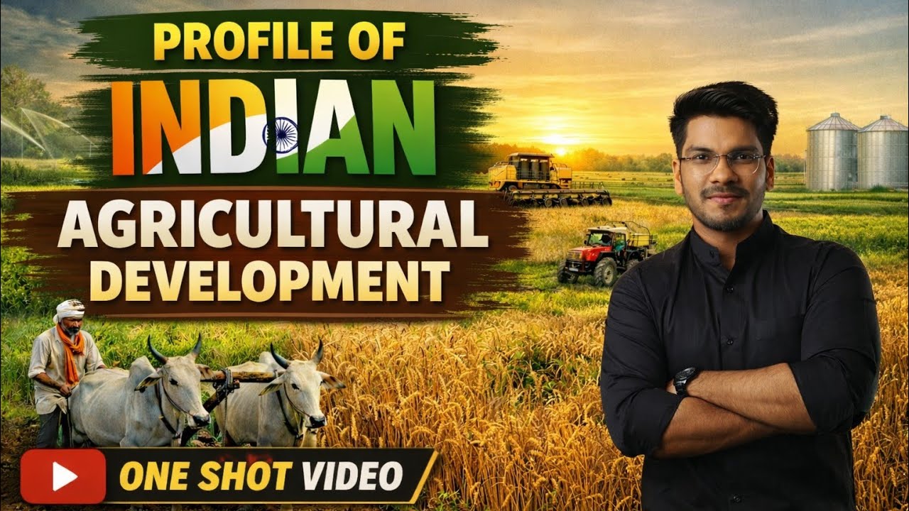 ISC Economics Class 11 | Profile of Agricultural Development | One shot | Chapter 13