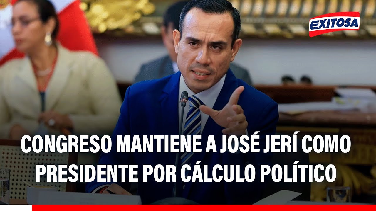 🔴🔵 Congreso mantiene a José Jerí como presidente por cálculo político y electoral
