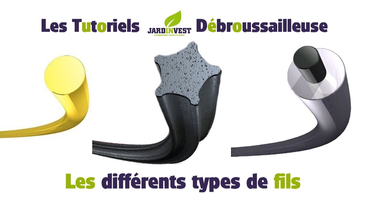 [Tutoriel Débroussailleuse n°2] : Les différents types de fils de debroussailleuses et rotofils