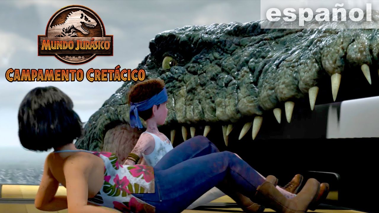 Persecuci&oacute;n en el mar del Mososaurio | JURASSIC WORLD CAMPAMENTO CRET&Aacute;CICO | Netflix