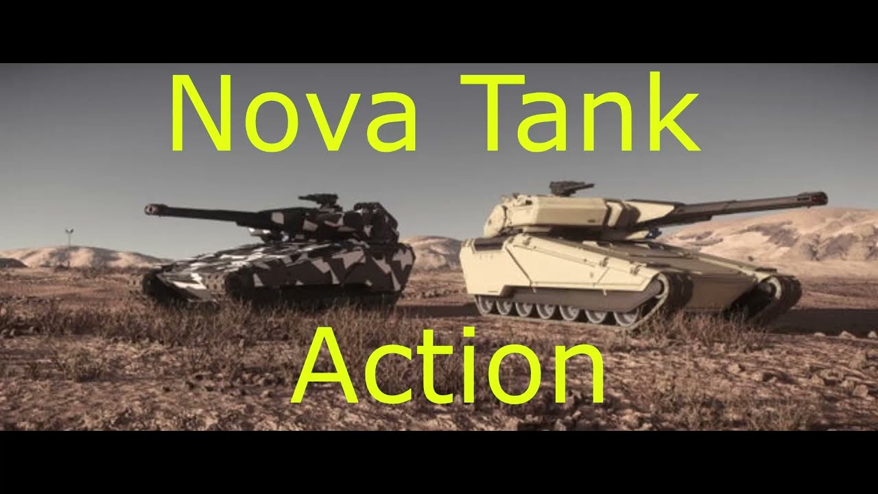 Star Citizen Ghostly Hollow Nova Tank Action