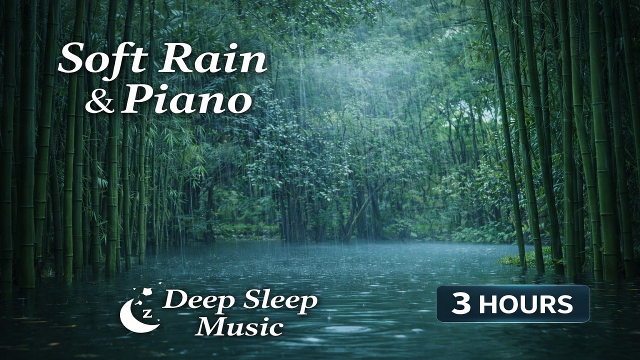 Instant Deep Sleep 🌧️ Heavy Rain in Bamboo Forest