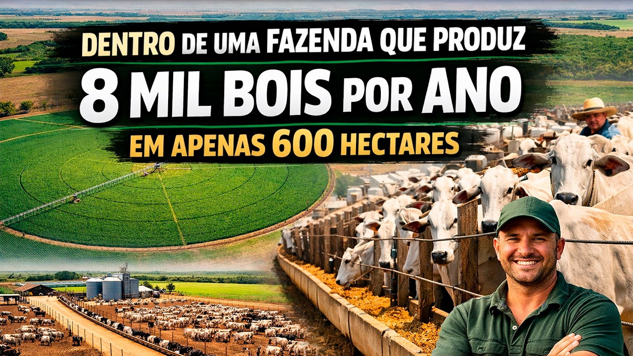 VERDADES DO AGRO: 8 Mil Bois Por Ano em 600 Hectares — Como Essa Fazenda Consegue?