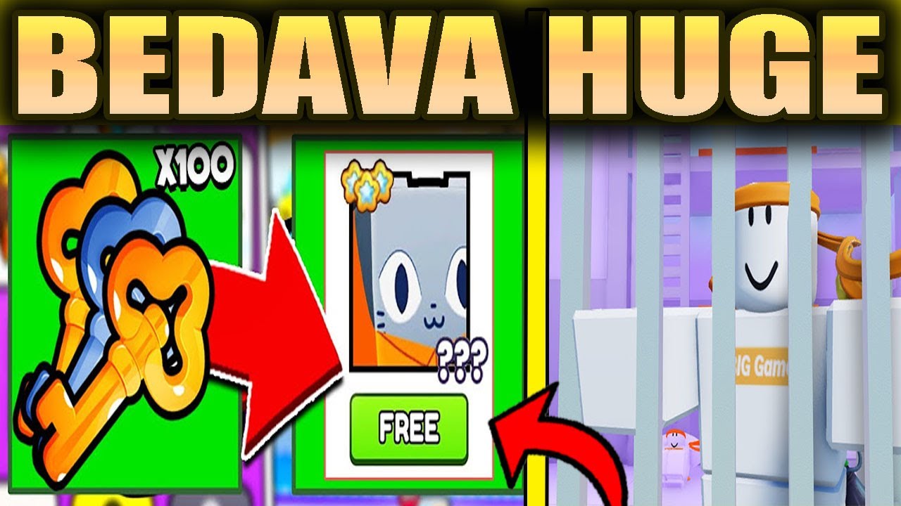 Hızlı Key Kasıp Beleş Huge Çıkarma Şansı 😄/ Pet Simulator 99
