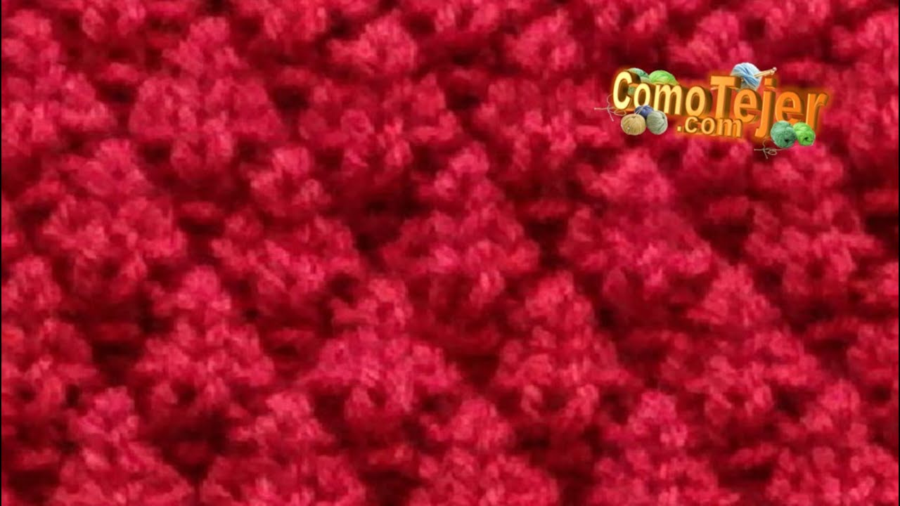 Cómo Tejer Punto para Suéter Imposible Más Fácil - Knitting Stitch Pattern 2 agujas - palillos (965)