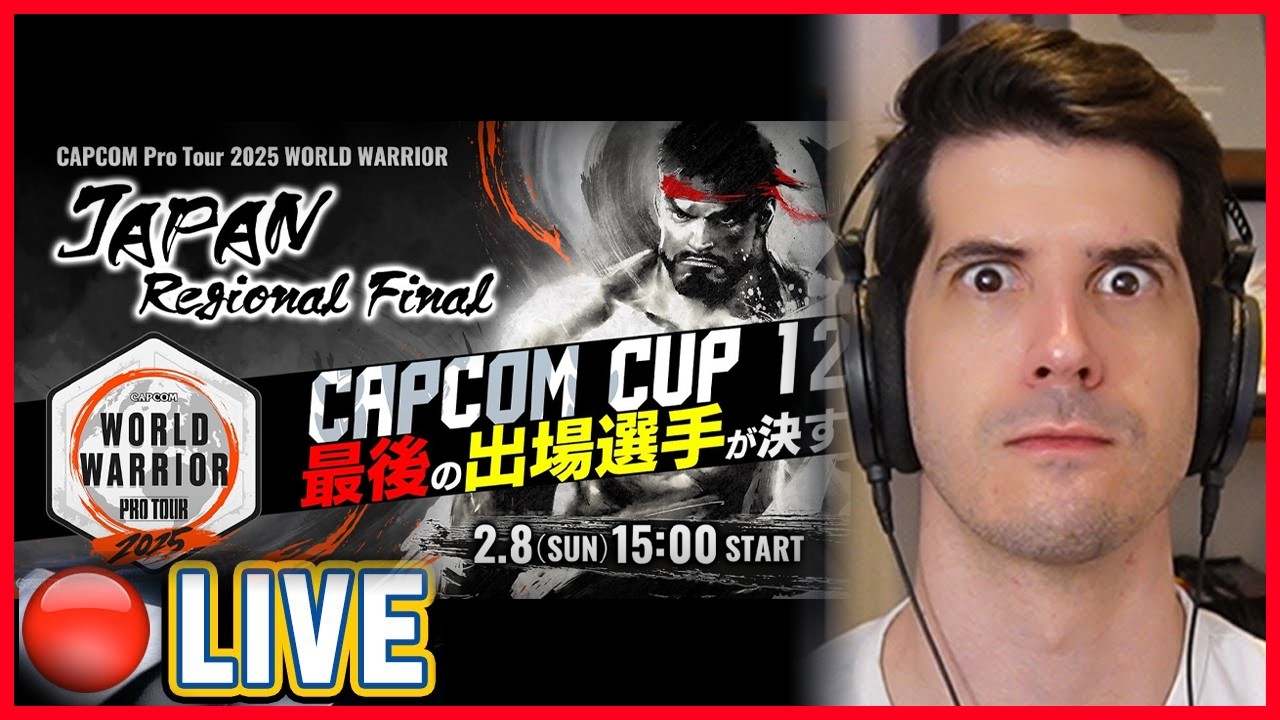 🔴CAPCOM CUP QUALIFIER - JAPAN REGIONAL FINAL [no spoilers] | !merch [LIVE]