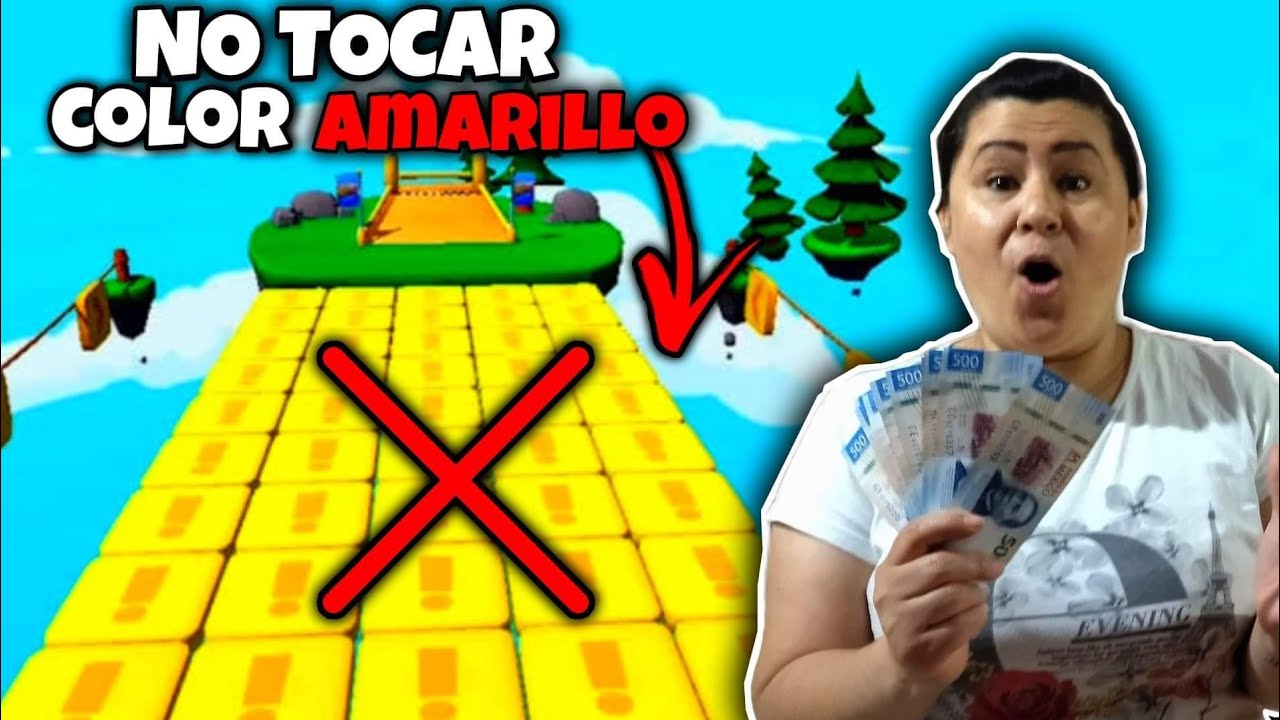 MI MAMÁ ME *PROHÍBE* TOCAR EL COLOR AMARILLO🟡 EN STUMBLE GUYS 😱 (SI PIERDO ME DARA UNAS CACH3TADAS)🥺