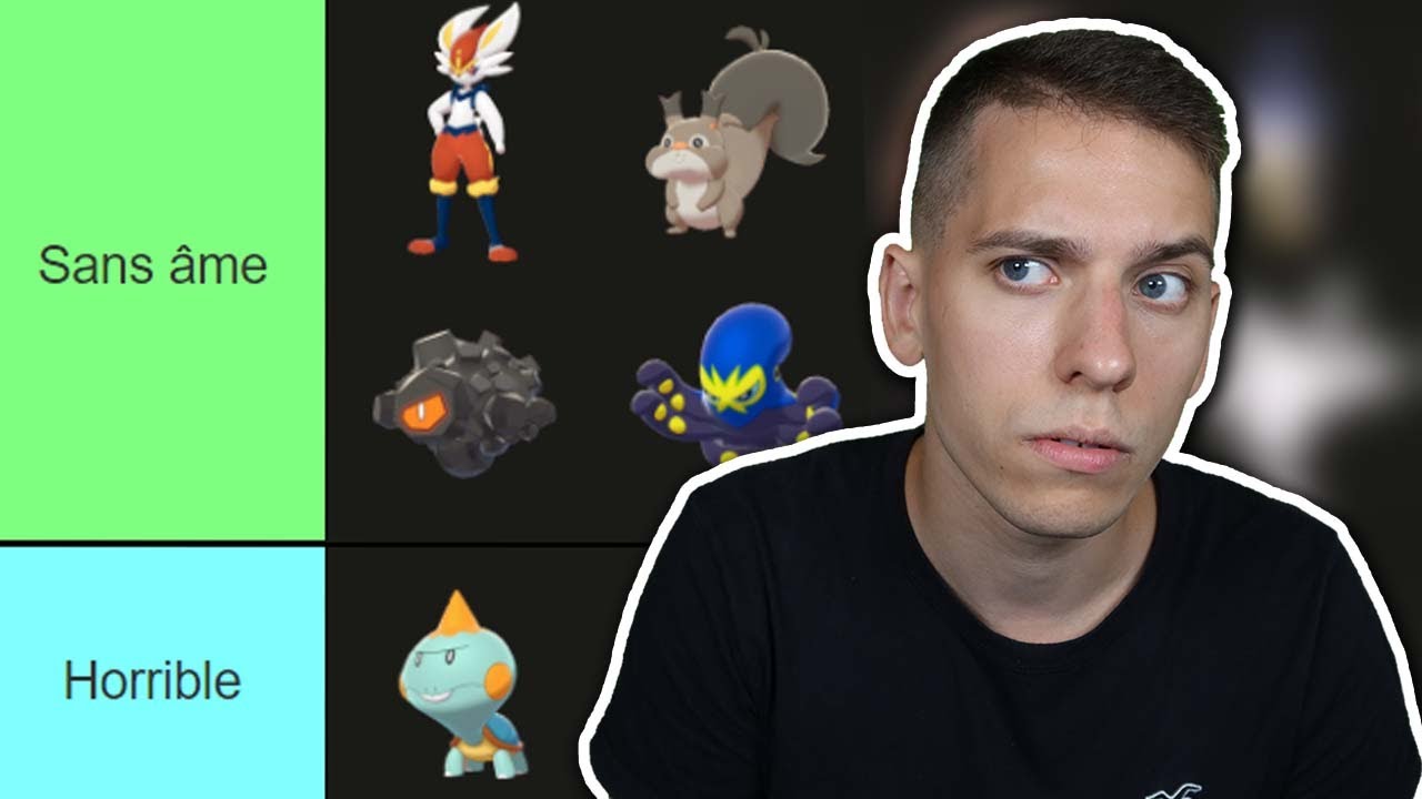Ma TIER LIST de la 8G (la pire ?) - Pok&eacute;mon &Eacute;p&eacute;e & Bouclier