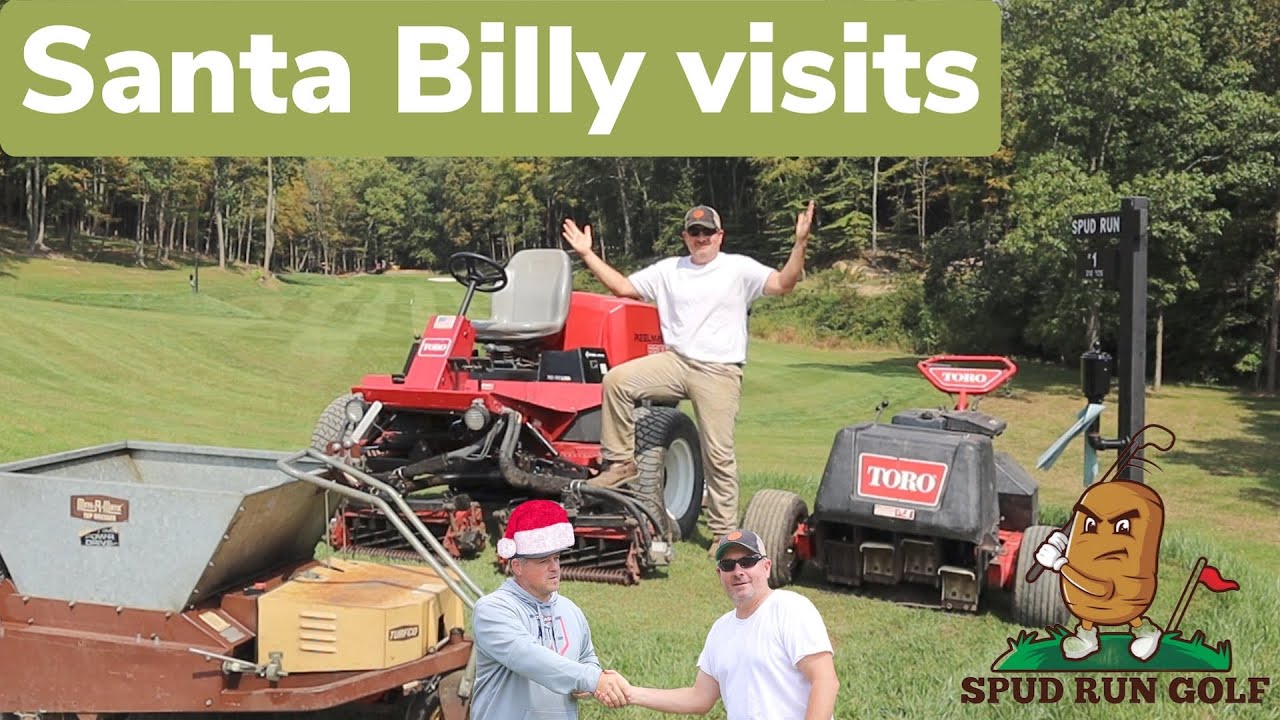 RANDOM SUBSCRIBER DONATES EQUIPMENT TO OUR BACKYARD GOLF COURSE!