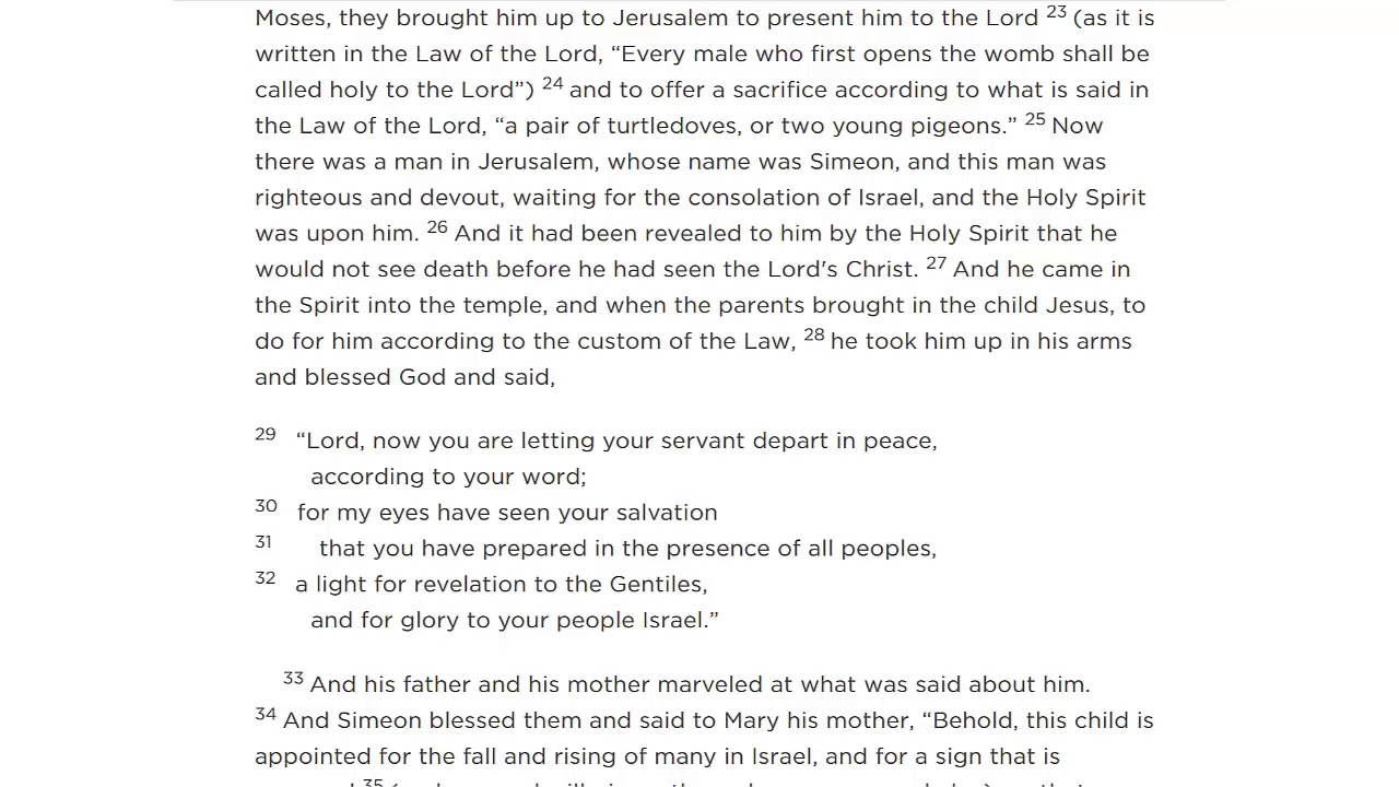 Luke ESV audio Bible with text