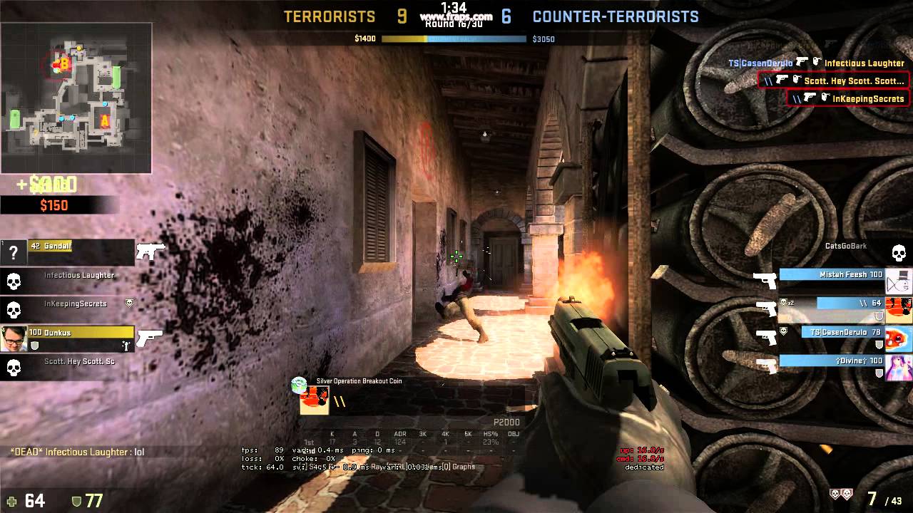Pistol 4k Vs Hutch, APLfisher, essindees, Dunkus. :D