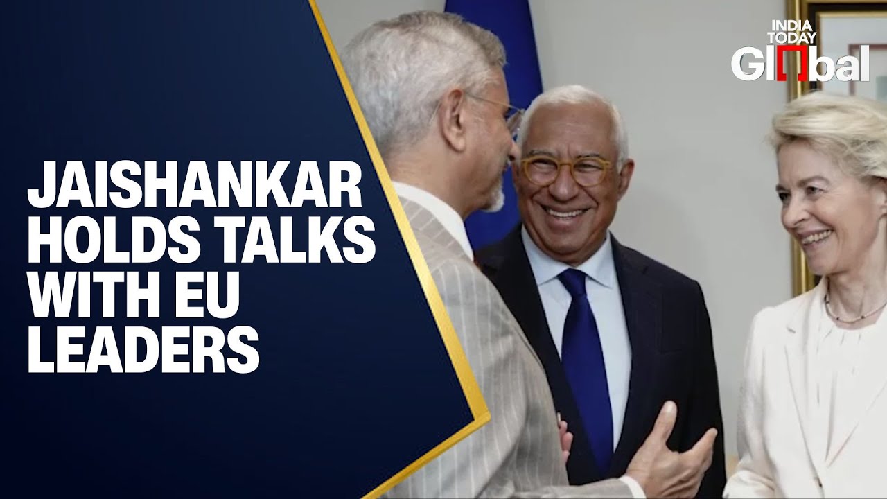 LIVE COVERAGE: EU Council Chief António Costa Meets India’s Foreign Minister Jaishankar