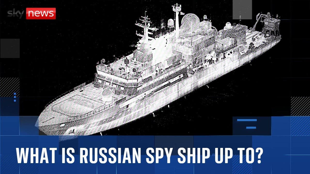 What is a Russian spy ship doing off the coast of Scotland?
