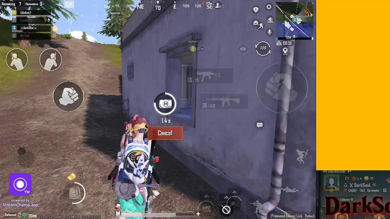 Broadcast powered by StreamChamp