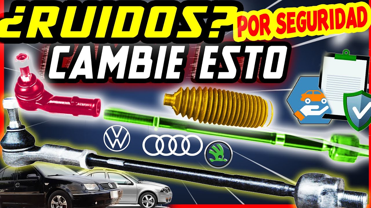 Cómo CAMBIAR BIELETA Y TERMINAL de dirección Jetta a4 mk4, Clásico, Golf, Bora, ibiza- Lordonbest