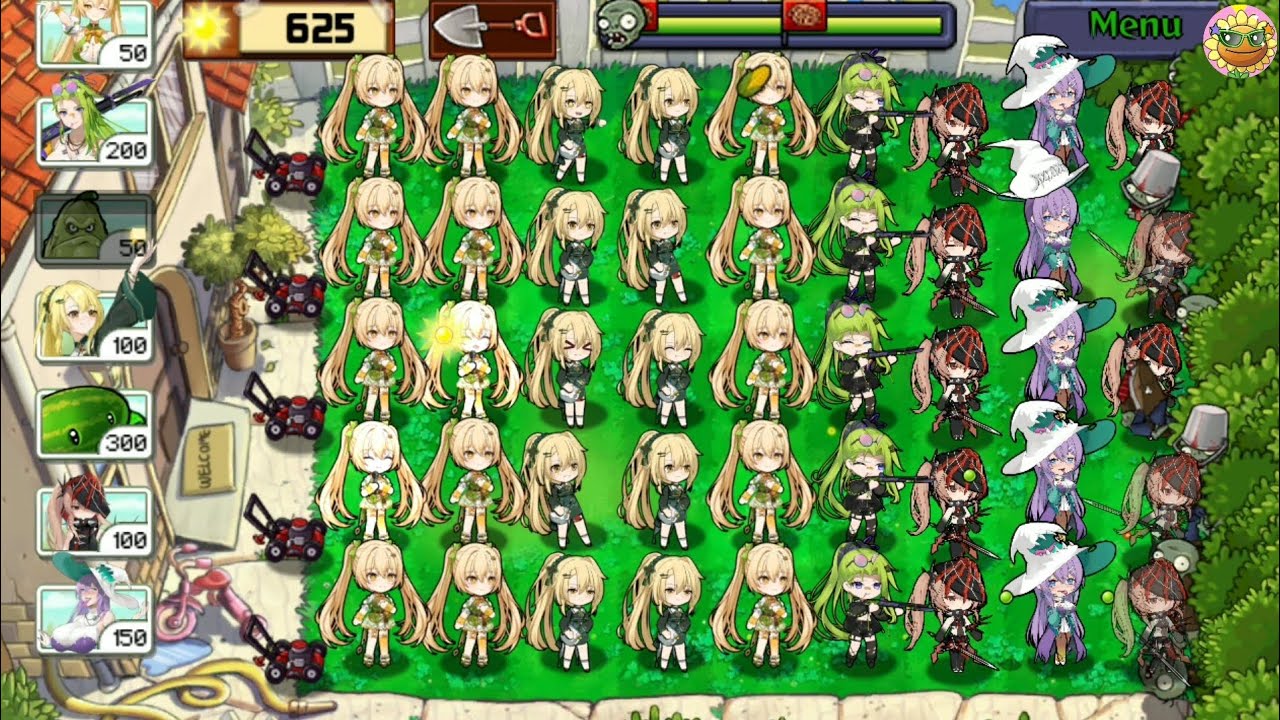 Plants girls vs zombies survival day endless