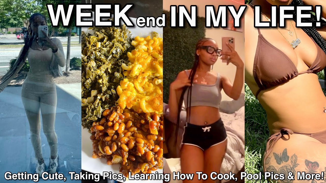 WEEKEND IN MY LIFE! Learning How To Cook, Getting Cute, Downtown, Taking Pics & More!