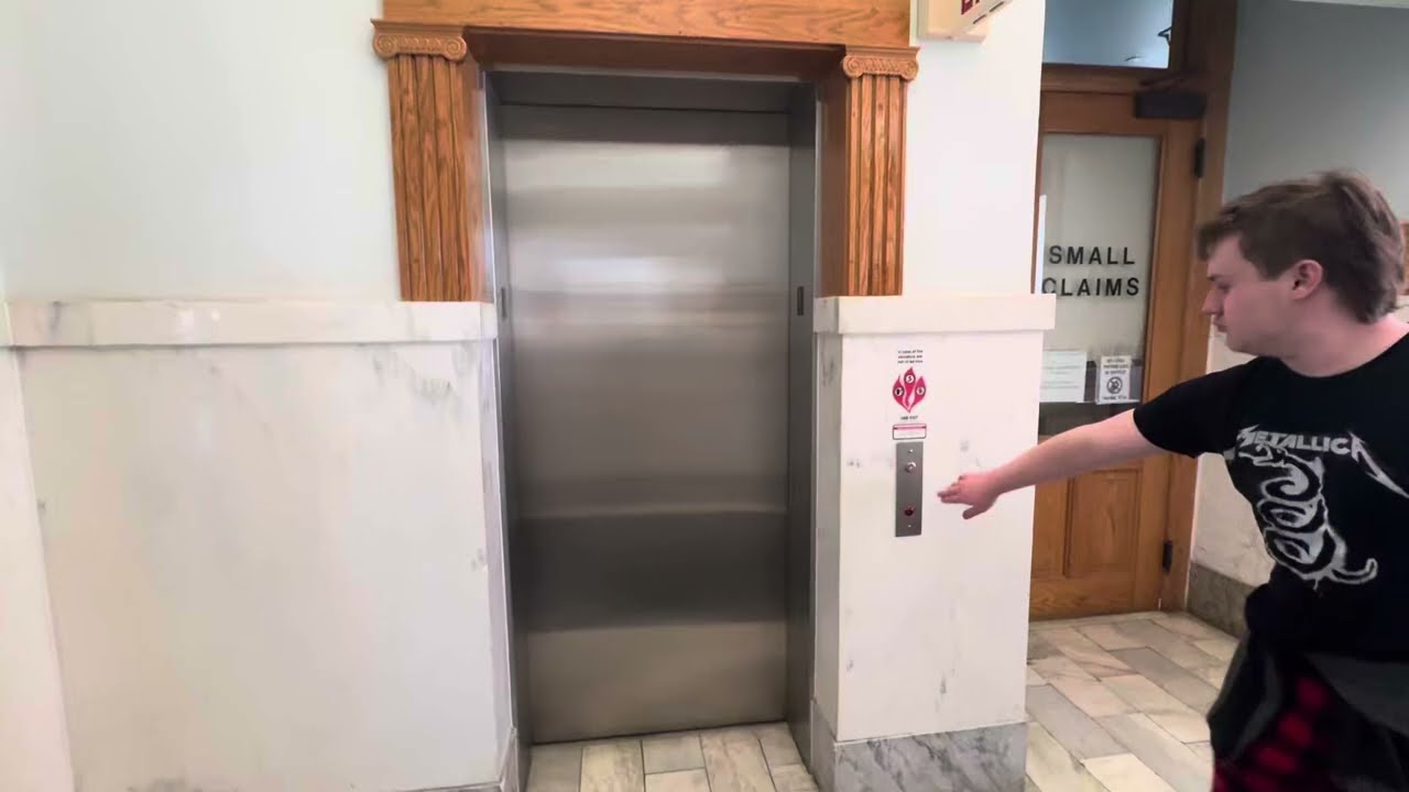 Weird “Schumacher-ified” Schindler RT Hydraulic Elevator - Courthouse - Fort Dodge, IA