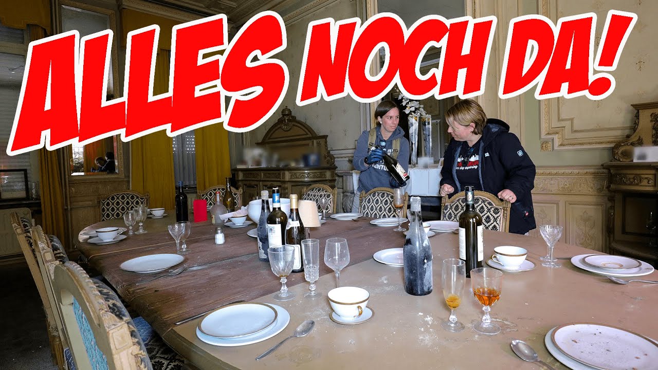 DER TISCH IST NOCH GEDECKT! BEWOHNER SPURLOS VERSCHWUNDEN
