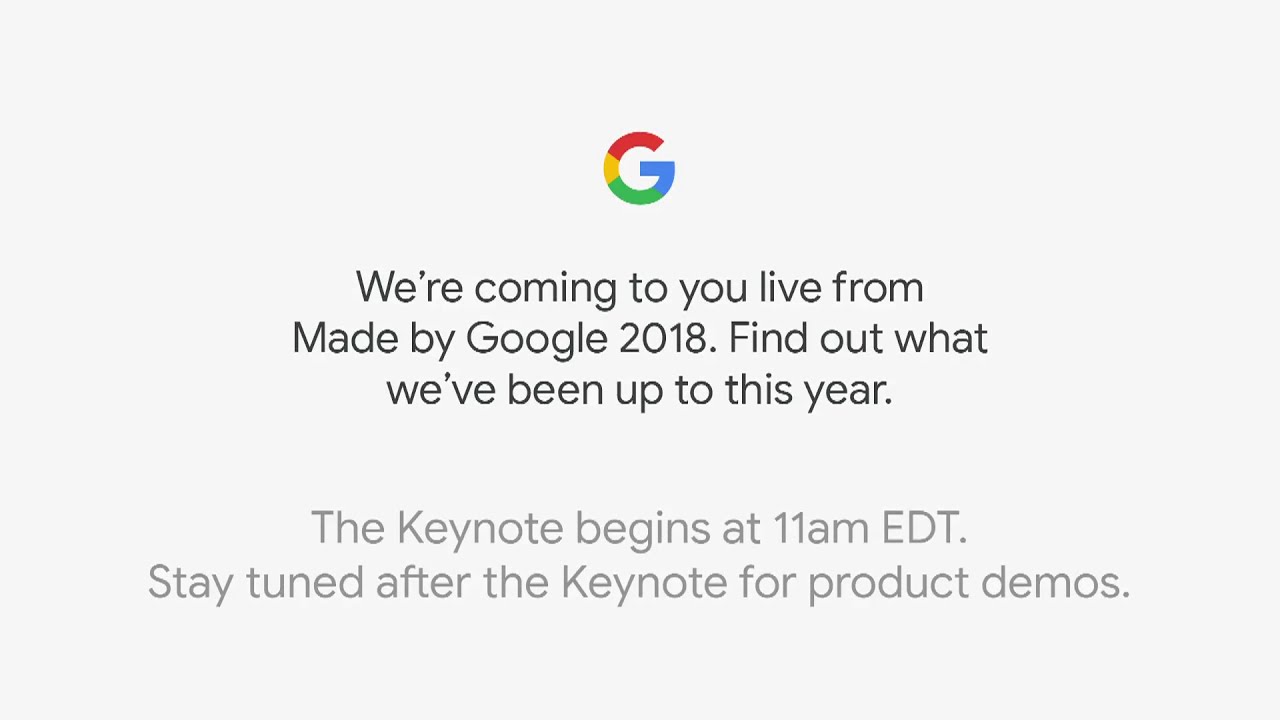 Made by Google 2018 | Full Livestream Archive