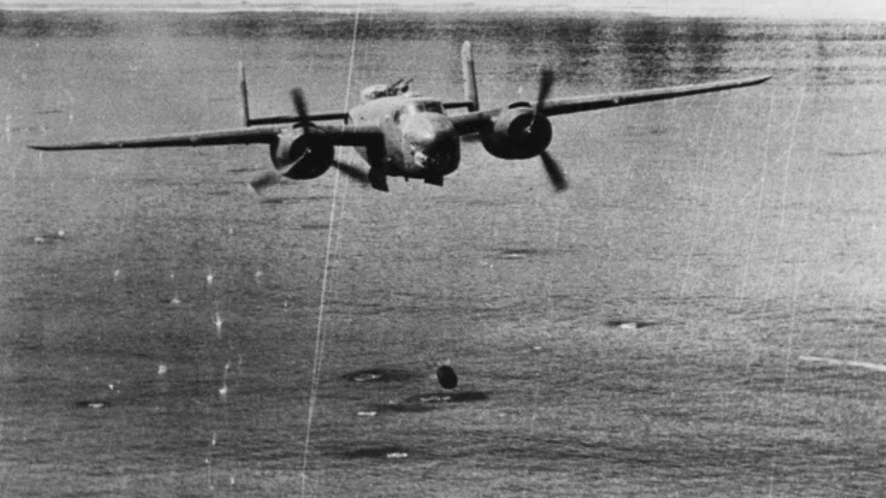 Japan Never Expected B-25 Eight-Gun Noses To Saw Ships Apart