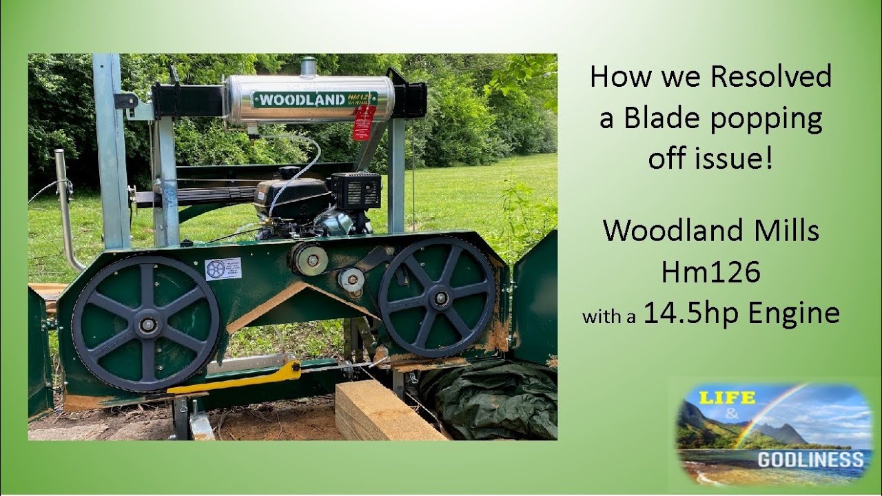 Woodland Mills HM126 Mill: How we Solved our Blade popping off problem!