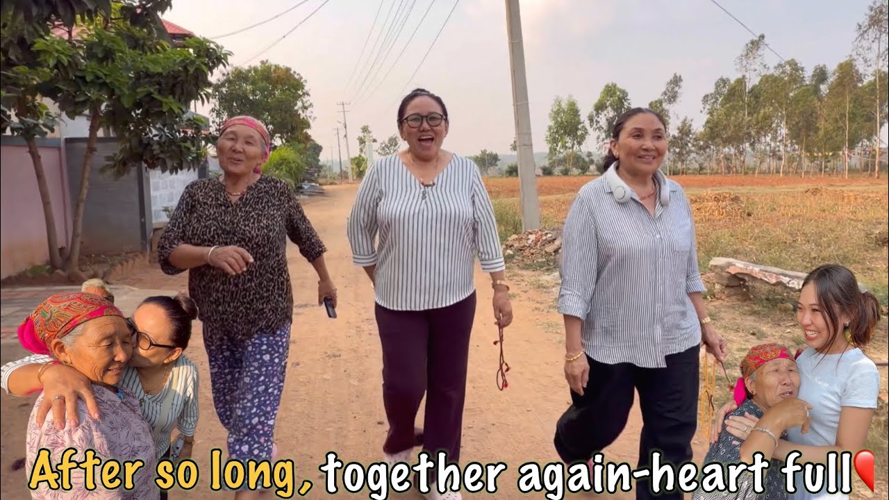 Mom sisters home after long time-pure happiness❤️|| tibetan vlogger || #tibetanvlogger #daliyvlogs 