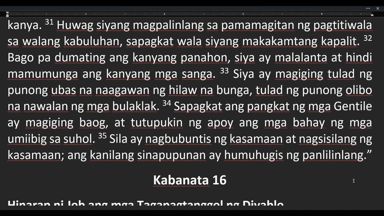 Job 15-22 Ano ang pagkakaiba ng 'righteousness' at 'self righteousness'?