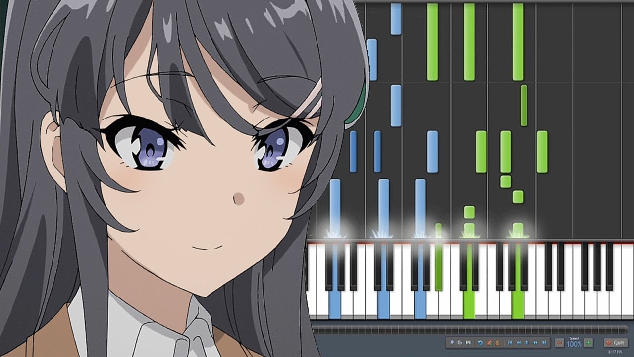 Fukashigi no Carte - Seishun Buta Yarou wa Bunny Girl Senpai no Yume wo Minai ED (Piano Synthesia)