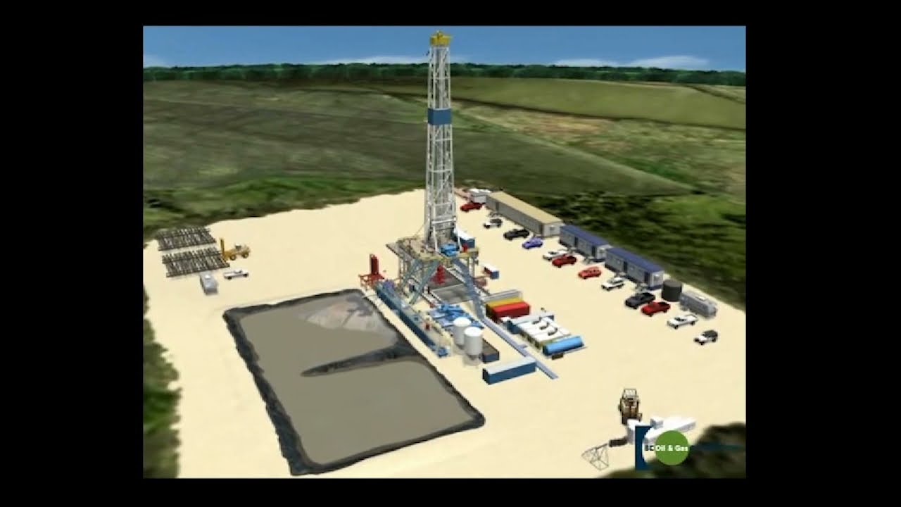 See how a well site is prepared in order to drill and hydraulically fracture a new well.
