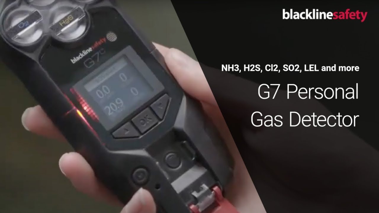 G7 Personal Gas Detector - Lone Worker Safety Solutions | NH3, H2S, Cl2, SO2, LEL | Gas Detector